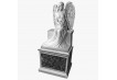 Купить Скульптура из мрамора S_11 Ангел на высоком постаменте
